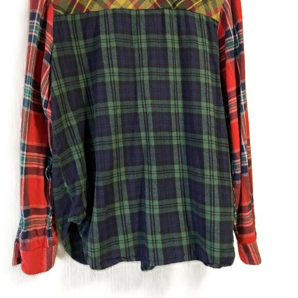 Blair Women's Multi Color Flannel Shirt - Picture 6 of 6